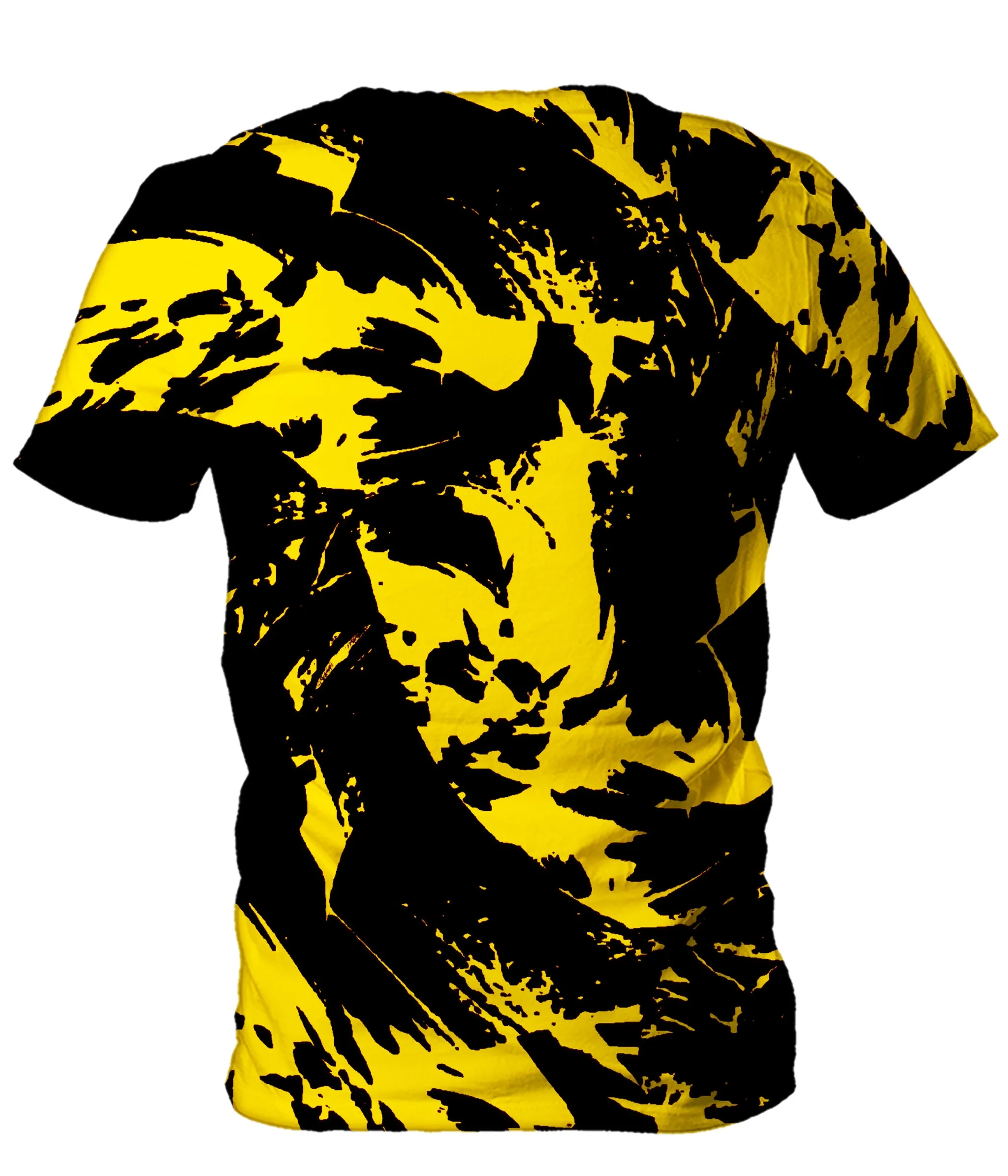 Black and Yellow Paint Splatter Men's T-Shirt sold by iEDM product image thumbnail 2