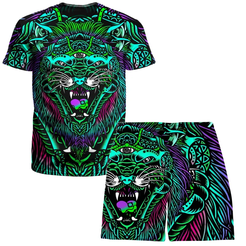 Acid Tiger T-Shirt and Shorts Combo sold by iEDM