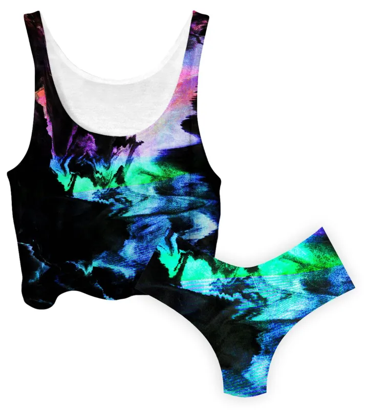 C2 Crop Top and Booty Shorts Combo sold by iEDM