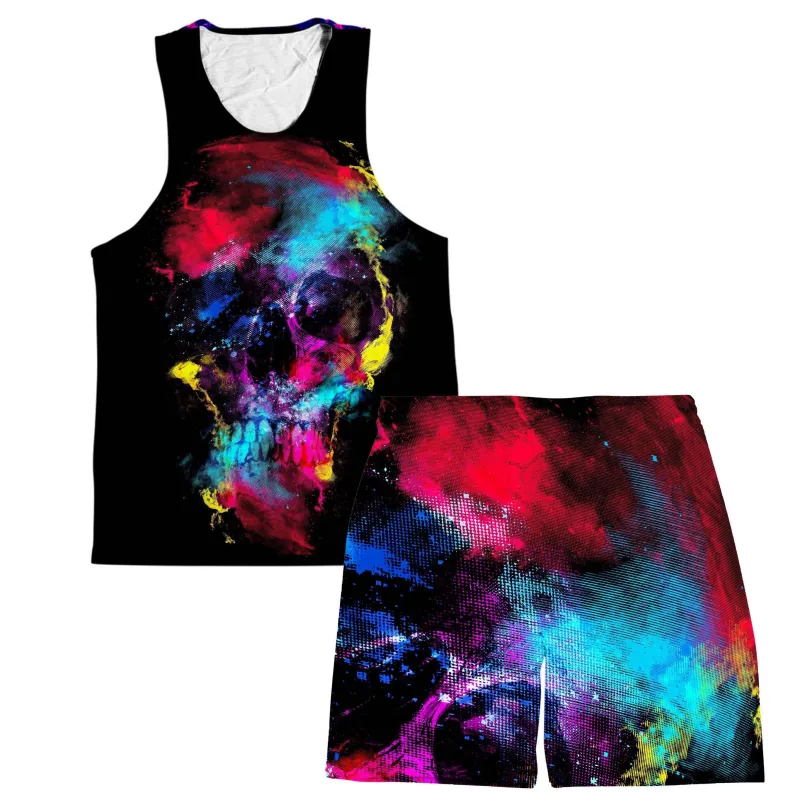 Skull 49 Tank and Shorts Combo sold by iEDM