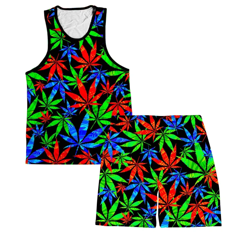 Weed Tank and Shorts Combo sold by iEDM
