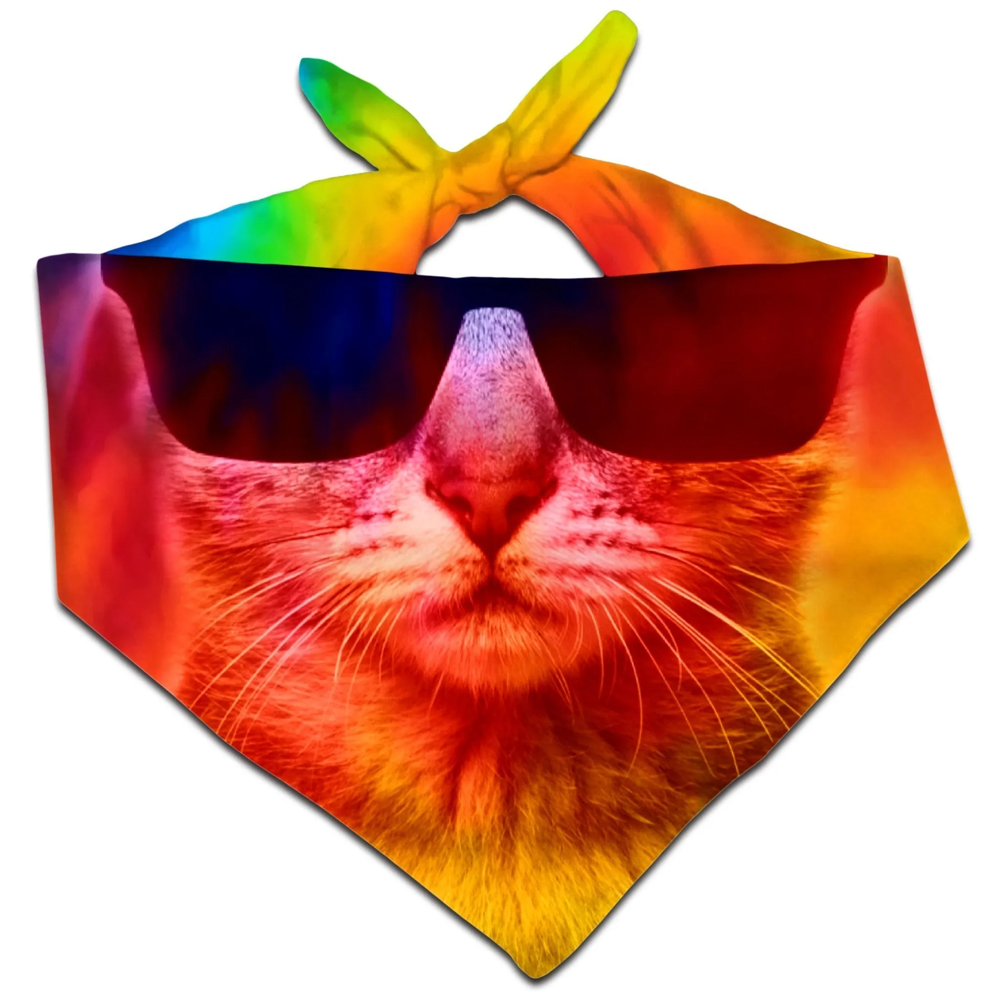 Kitten Tie-Dye Bandana sold by iEDM