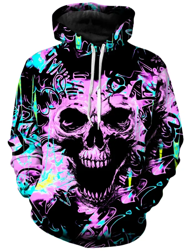 Skull Graffiti Unisex Hoodie sold by iEDM