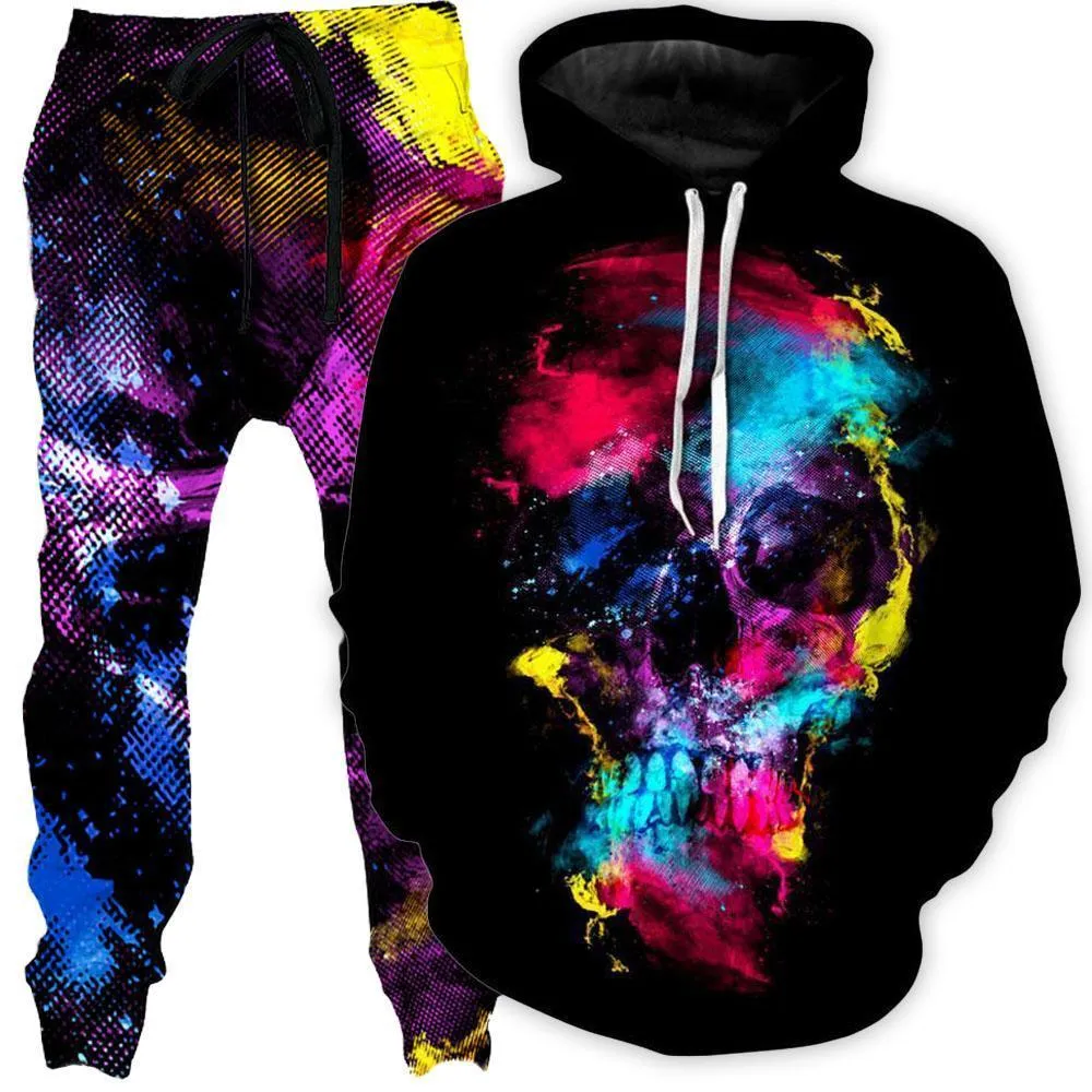 Skull 49 Hoodie and Joggers Combo sold by iEDM