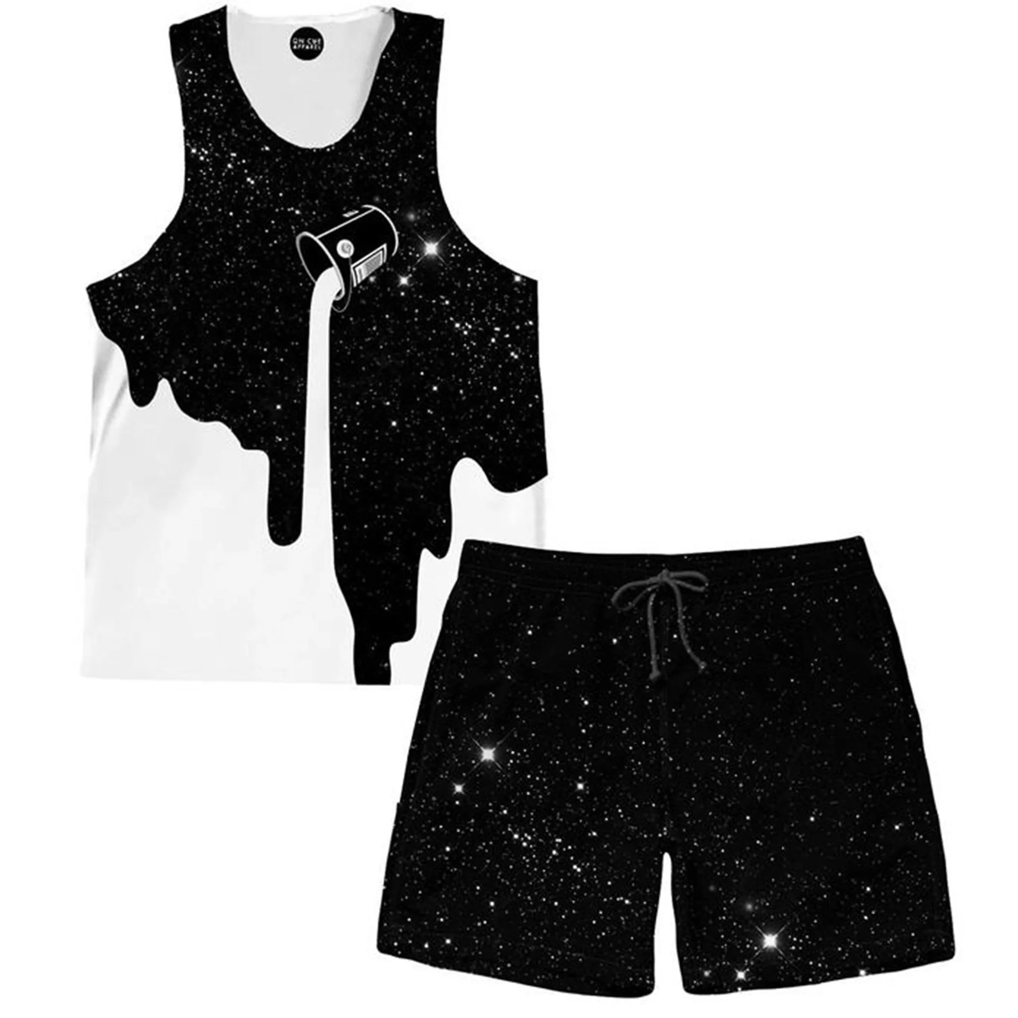 Milky Way Tank and Shorts Combo sold by iEDM