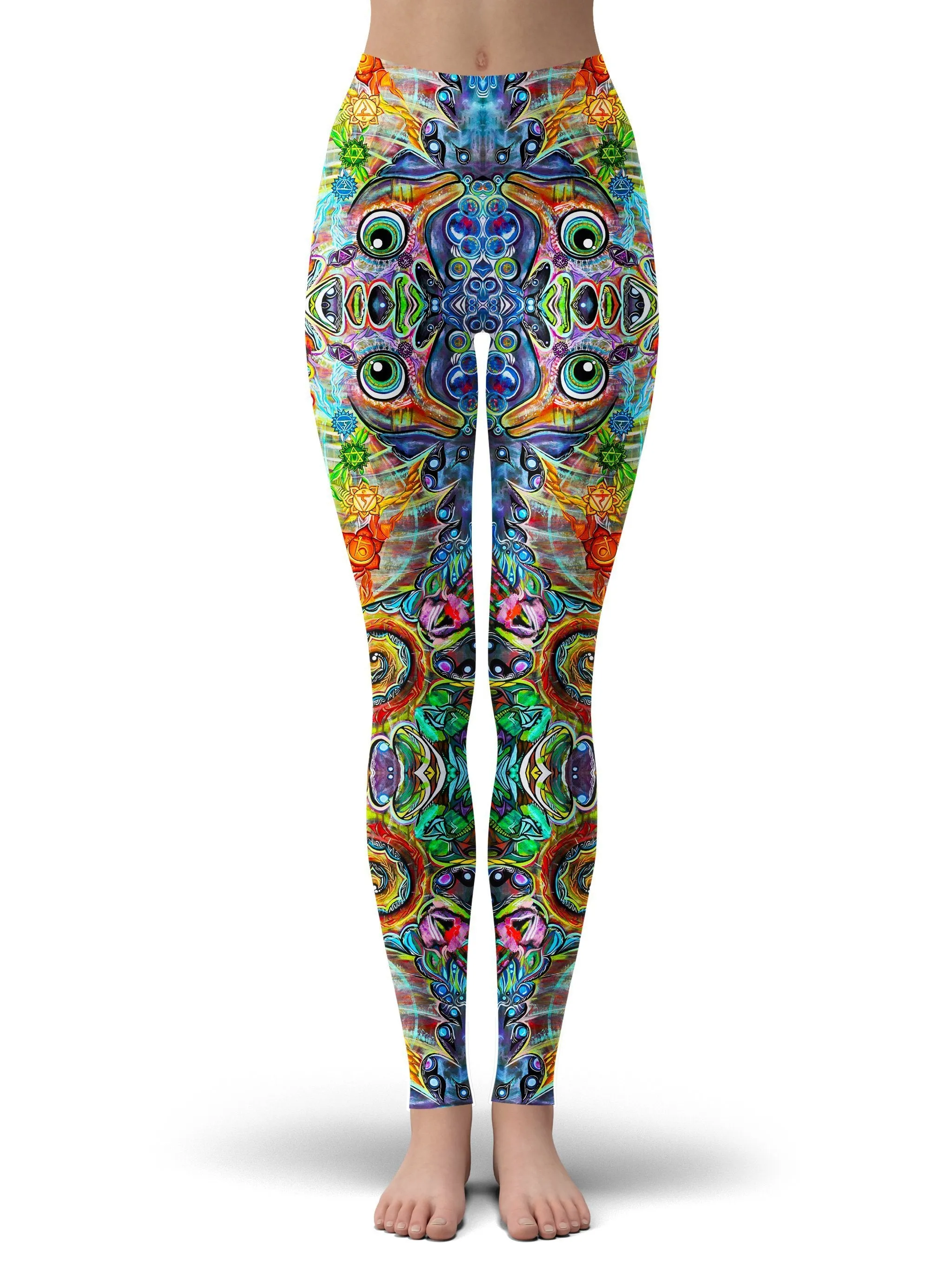 Chakra Seahorse Zip-Up Hoodie and Leggings Combo sold by iEDM product image thumbnail 3