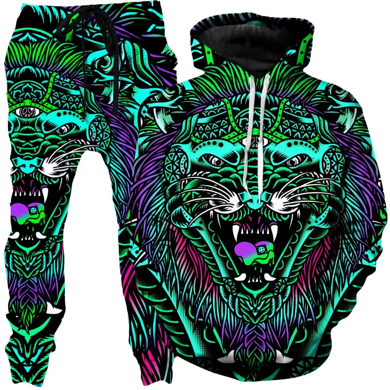 Acid Tiger Hoodie and Joggers Combo sold by iEDM