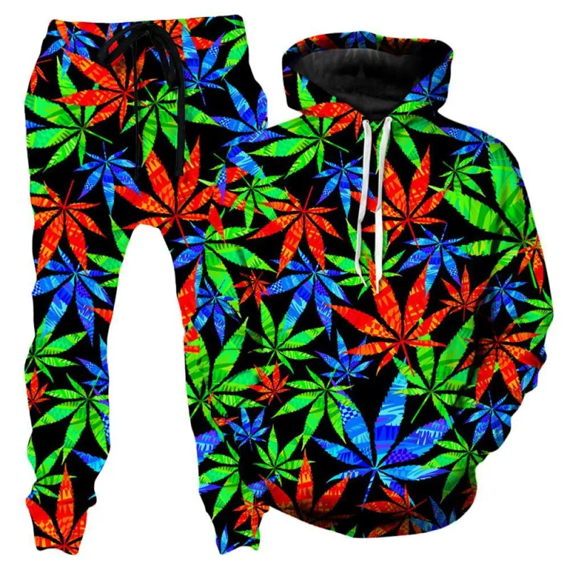 Weed Hoodie and Joggers Combo sold by iEDM