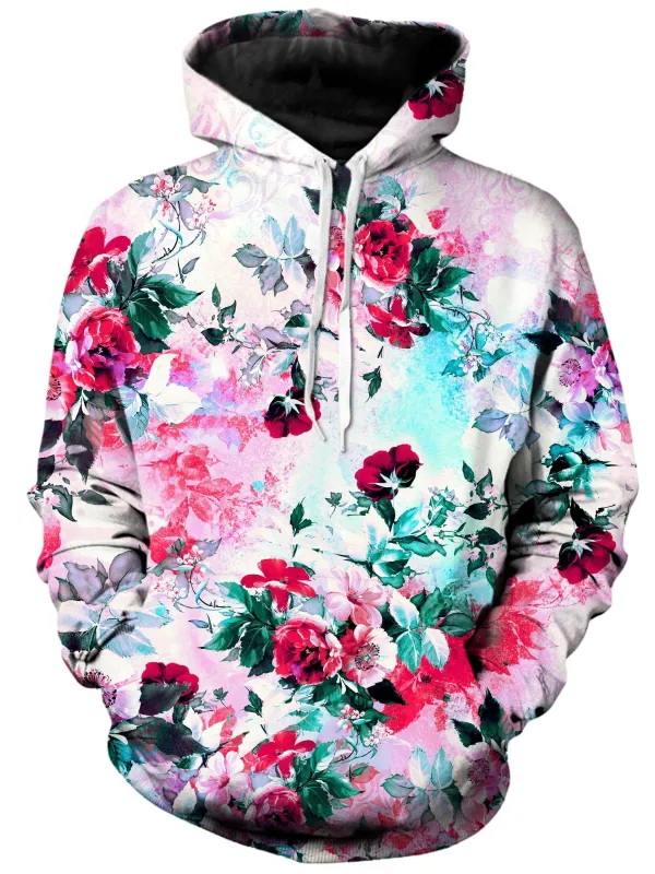 Pink Floral Unisex Hoodie sold by iEDM