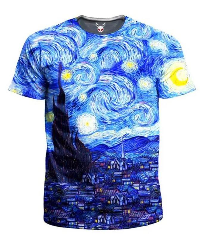 Starry Night Men's T-Shirt sold by iEDM