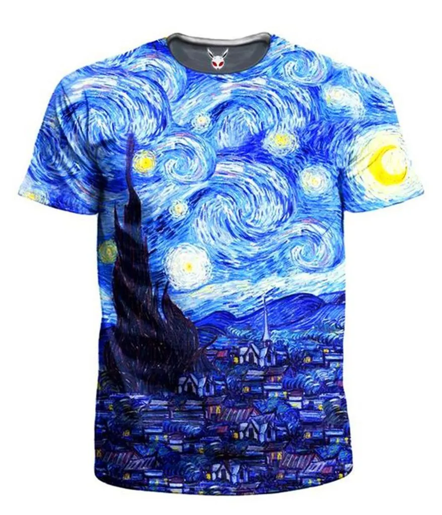 Starry Night Men's T-Shirt sold by iEDM