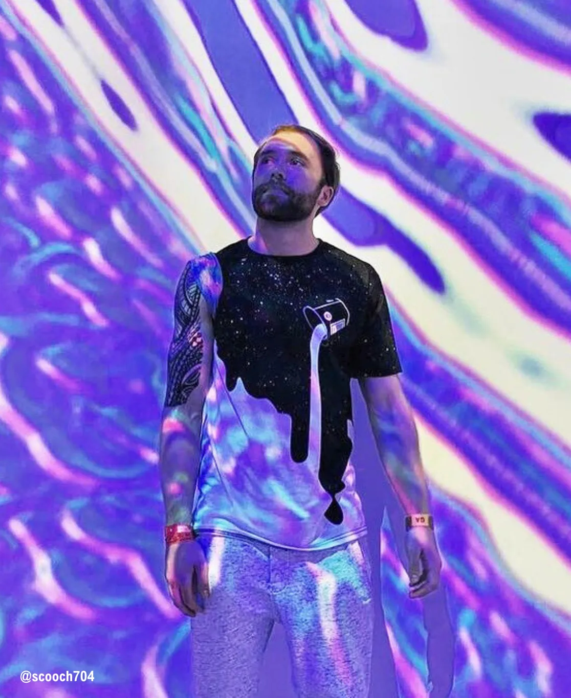 Dripping Space Men's T-Shirt sold by iEDM product image thumbnail 3