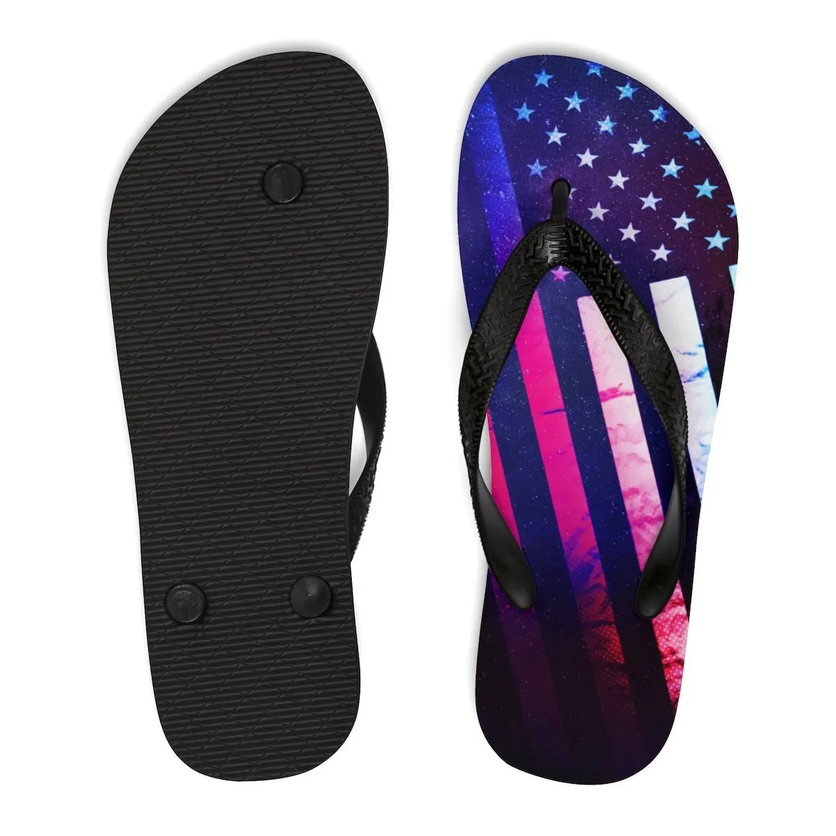 Galaxy Flag Flip-Flops - Unisex sold by iEDM product image thumbnail 4