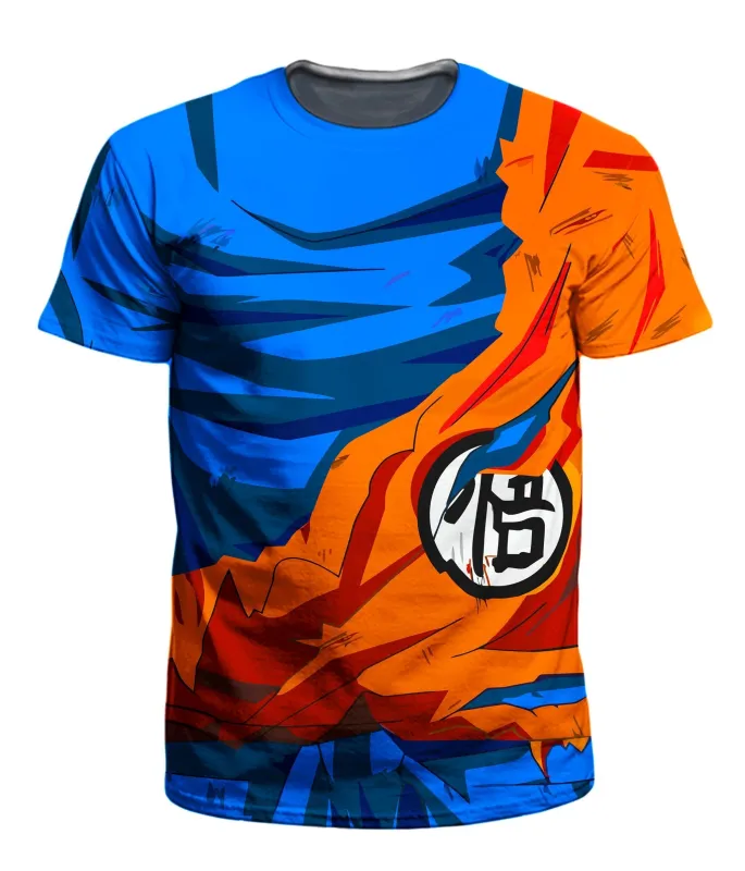 Battle Damaged Goku Armor Men's T-Shirt sold by iEDM