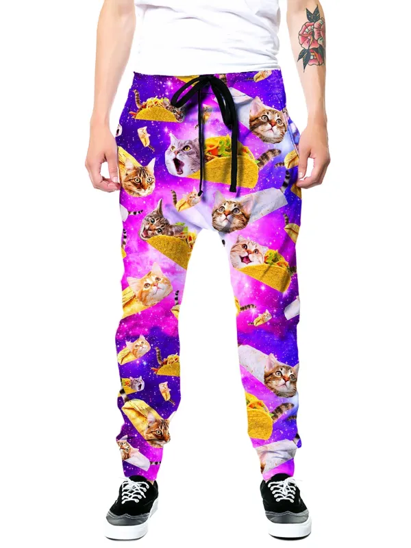 Tacos and Cats Purple Joggers sold by iEDM