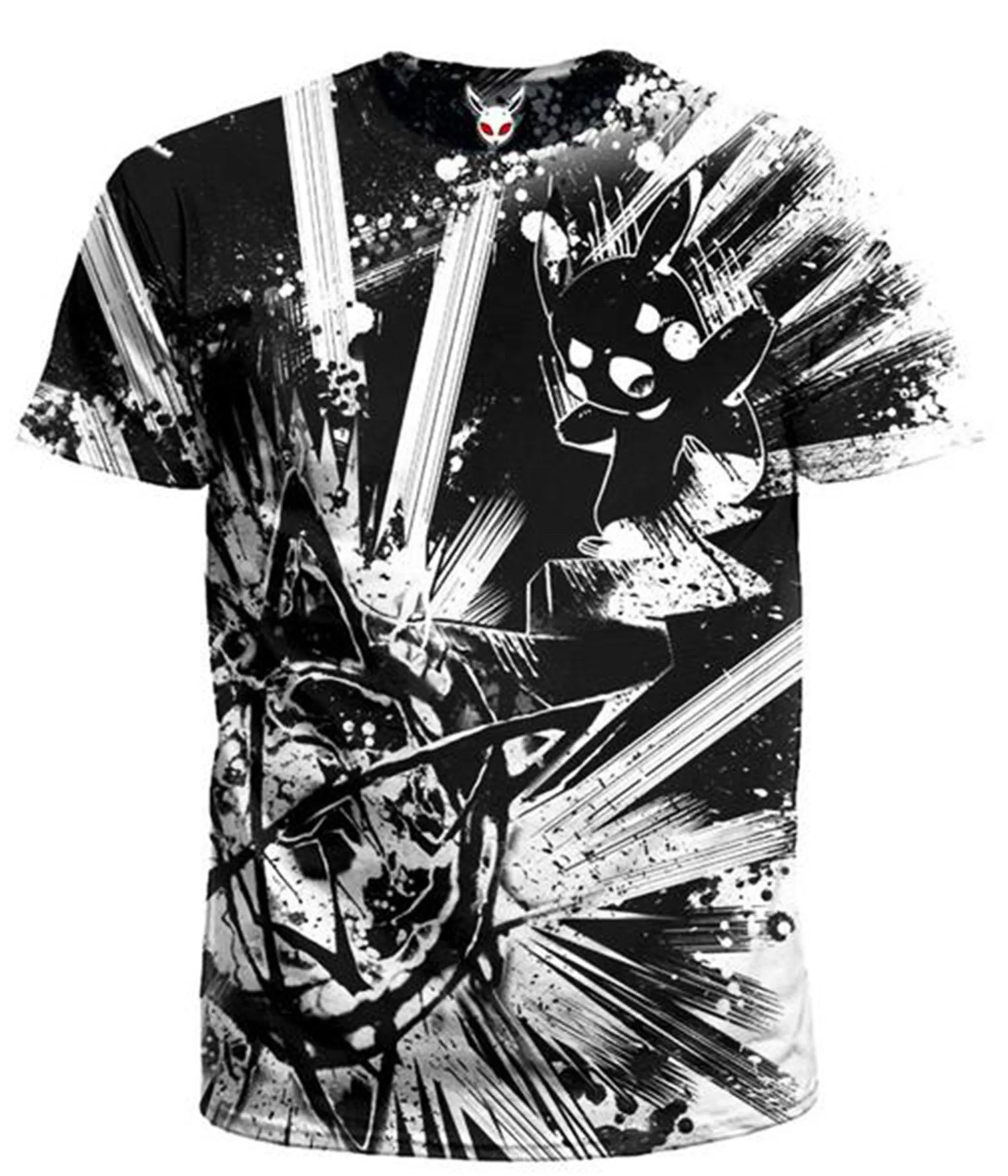 Pika Black Men's T-Shirt sold by iEDM