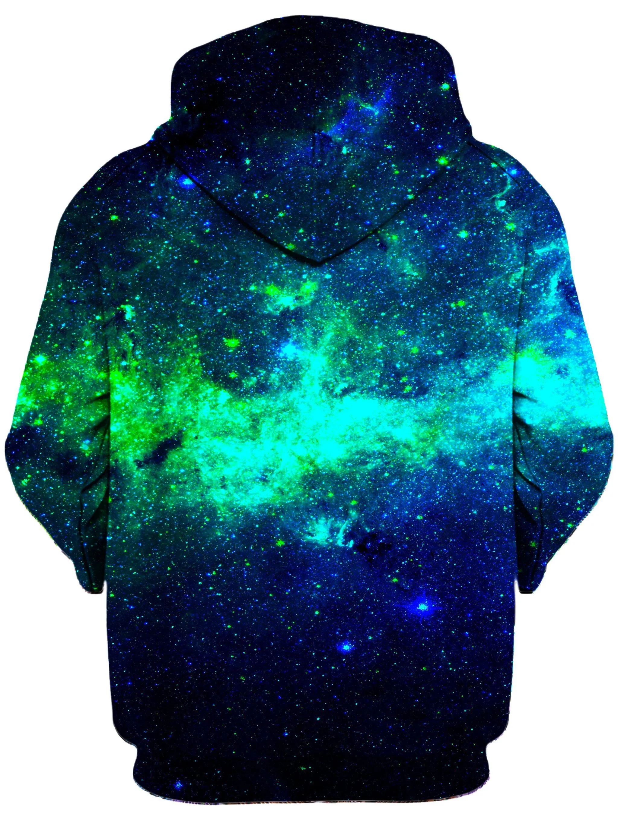 Green Galaxy Unisex Hoodie sold by iEDM product image thumbnail 2
