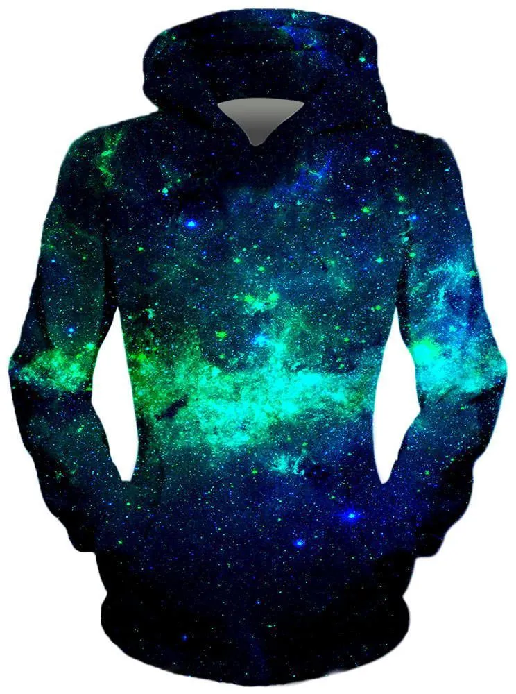 Green Galaxy Unisex Hoodie sold by iEDM product image thumbnail 3
