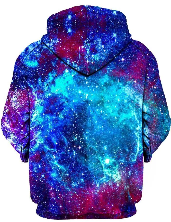 Blue Galaxy Unisex Hoodie sold by iEDM product image thumbnail 2