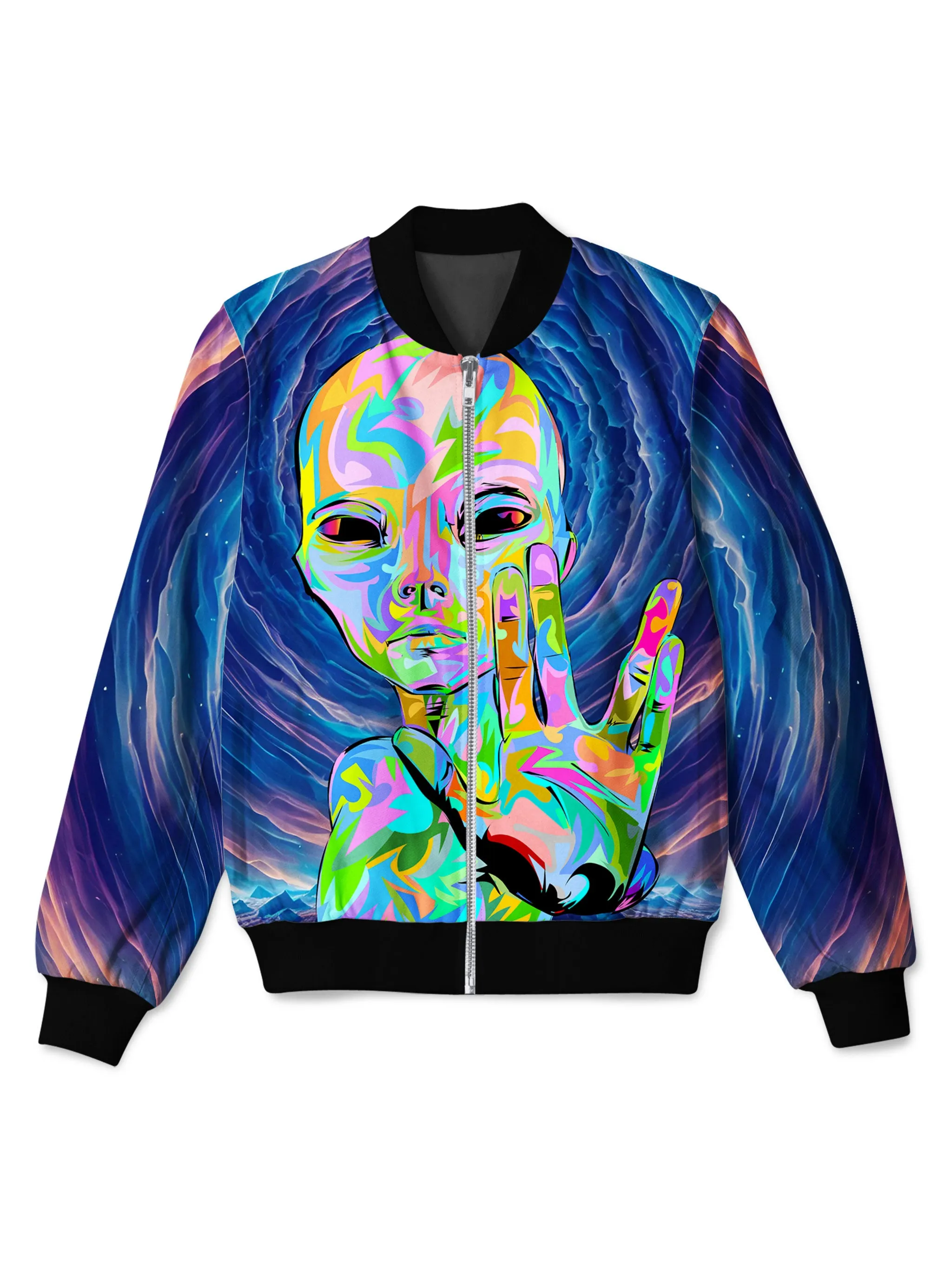 I Come in Peace Bomber Jacket sold by iEDM