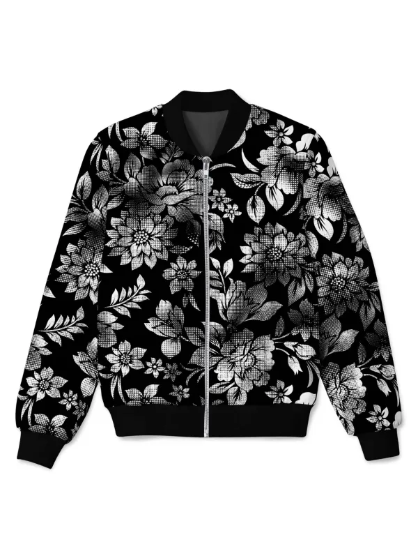 Nature's Candy B&W Bomber Jacket sold by iEDM