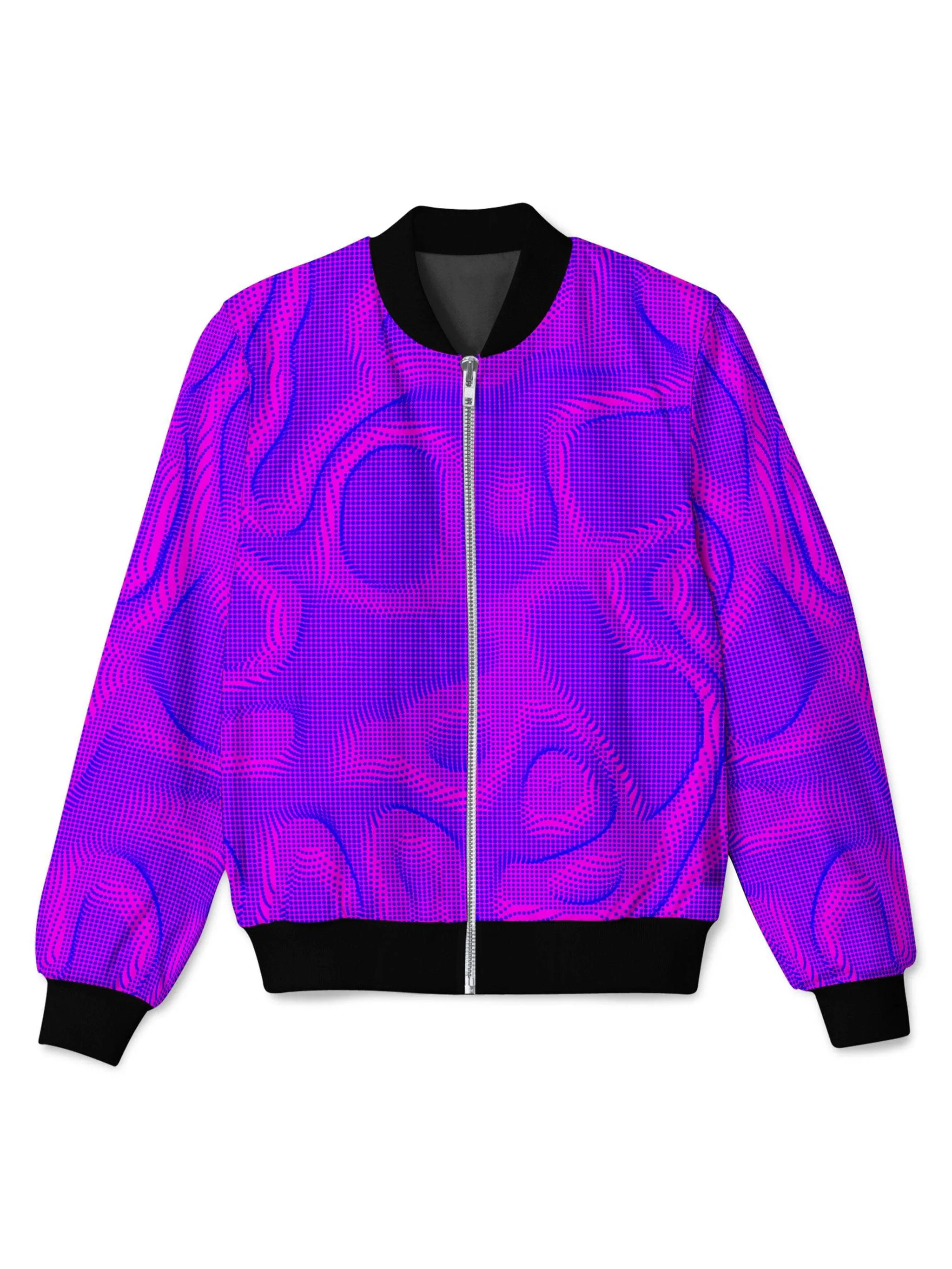 Wild Berry Halftone Bomber Jacket sold by iEDM