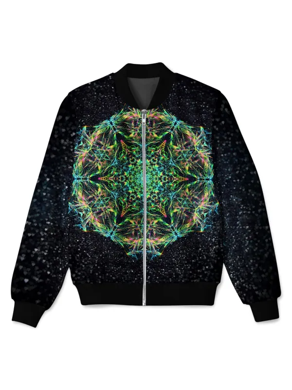 Green Prism Bomber Jacket sold by iEDM