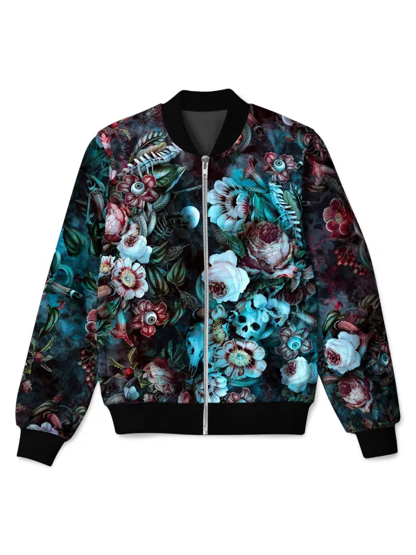 Eyes Of Darkness Bomber Jacket sold by iEDM