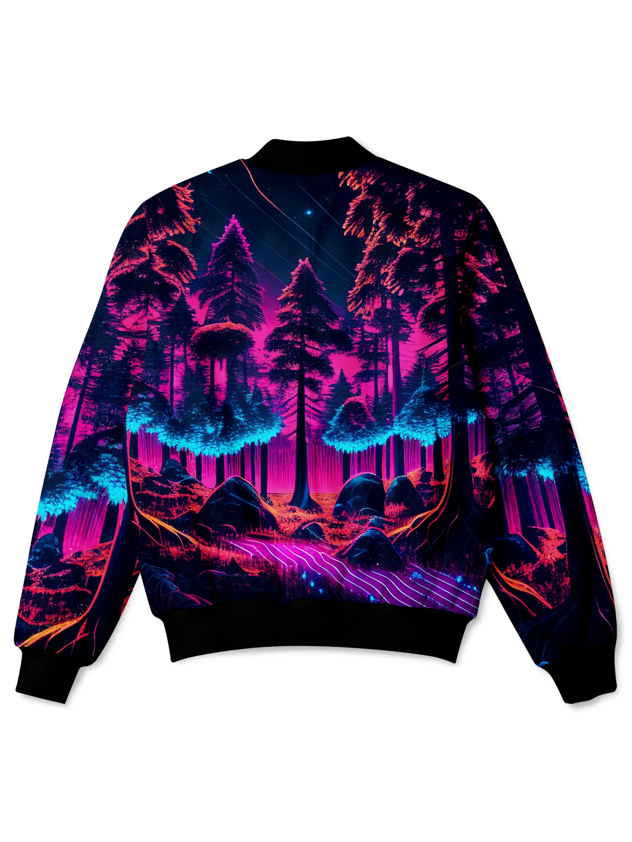 Neon Forest Bomber Jacket sold by iEDM product image thumbnail 2