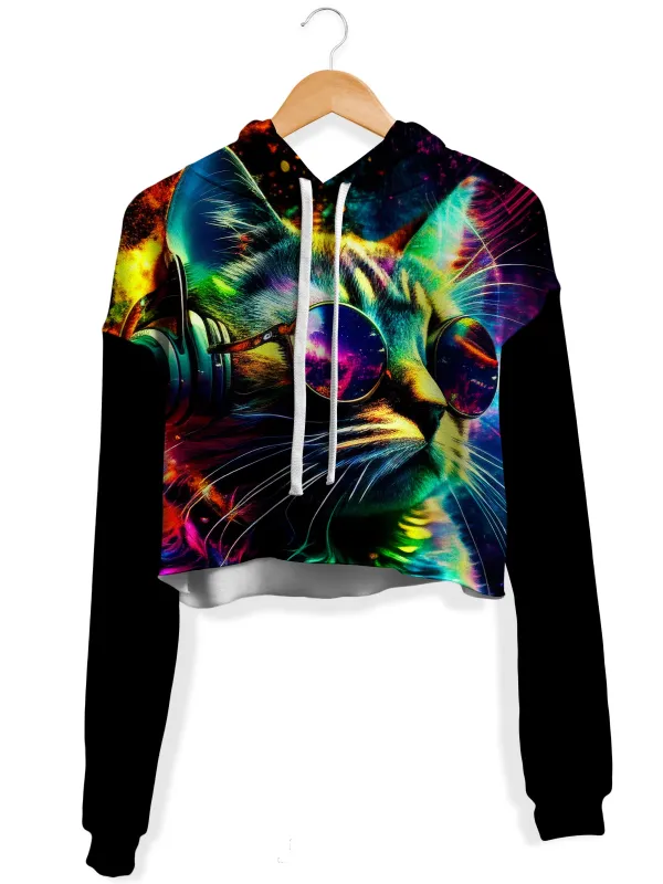 Enjoy the Views Fleece Crop Hoodie sold by iEDM