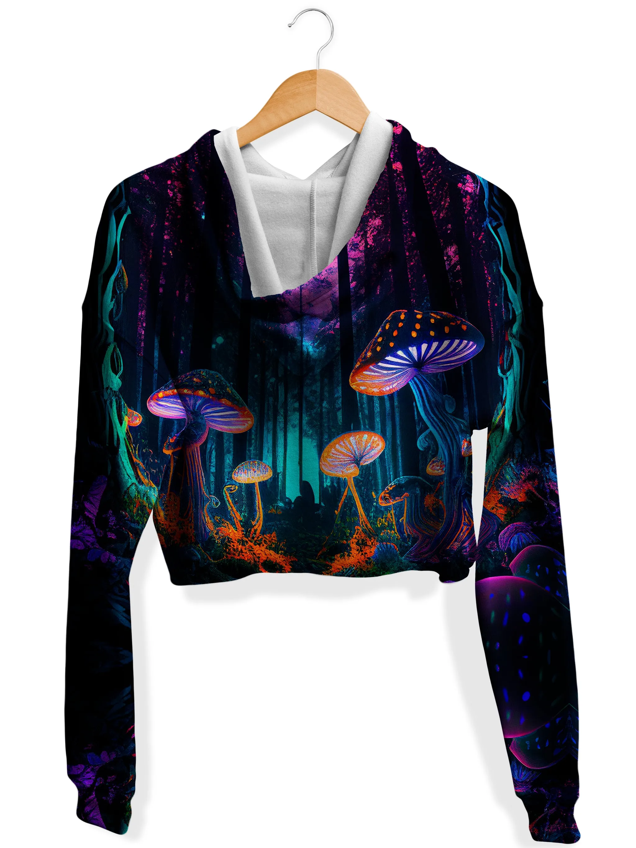 Natures Medicine Fleece Crop Hoodie sold by iEDM product image thumbnail 2