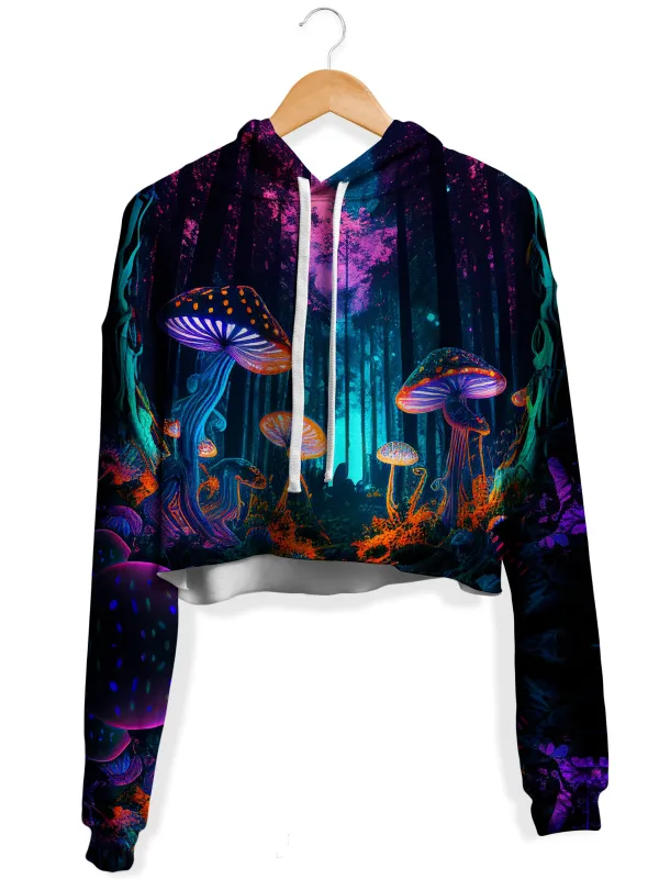 Natures Medicine Fleece Crop Hoodie sold by iEDM