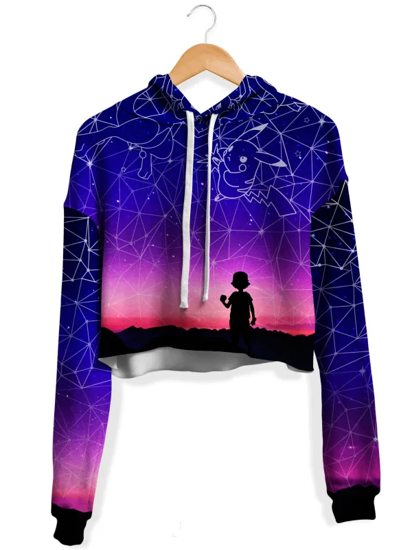 The Very Best Fleece Crop Hoodie sold by iEDM