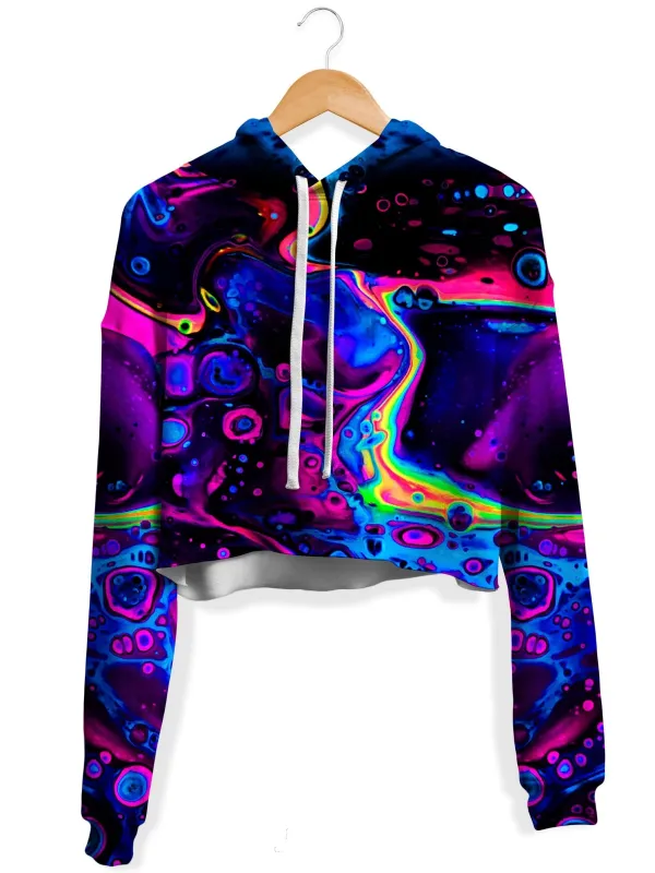 Acid Bath Fleece Crop Hoodie sold by iEDM