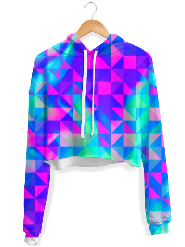 Raspberry Iced Tea Fleece Crop Hoodie sold by iEDM