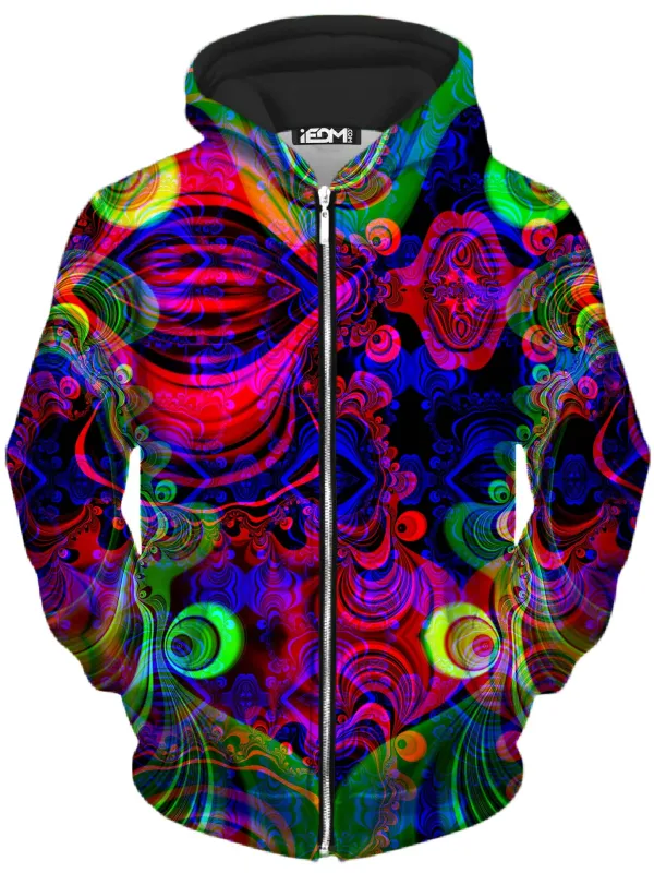 RGB Unisex Zip-Up Hoodie sold by iEDM