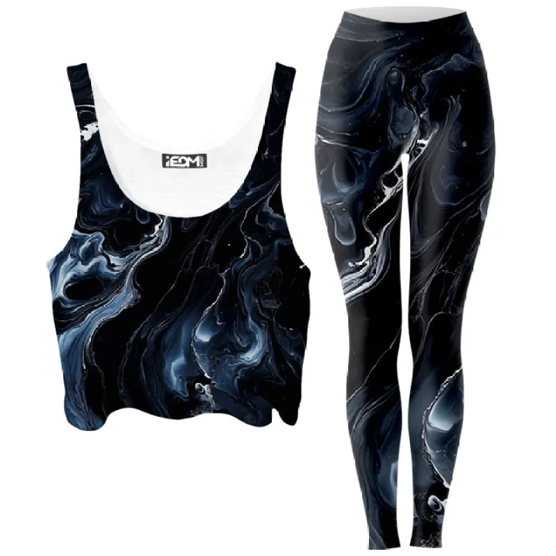 Eclipse Flow Crop Top and Leggings Combo sold by iEDM