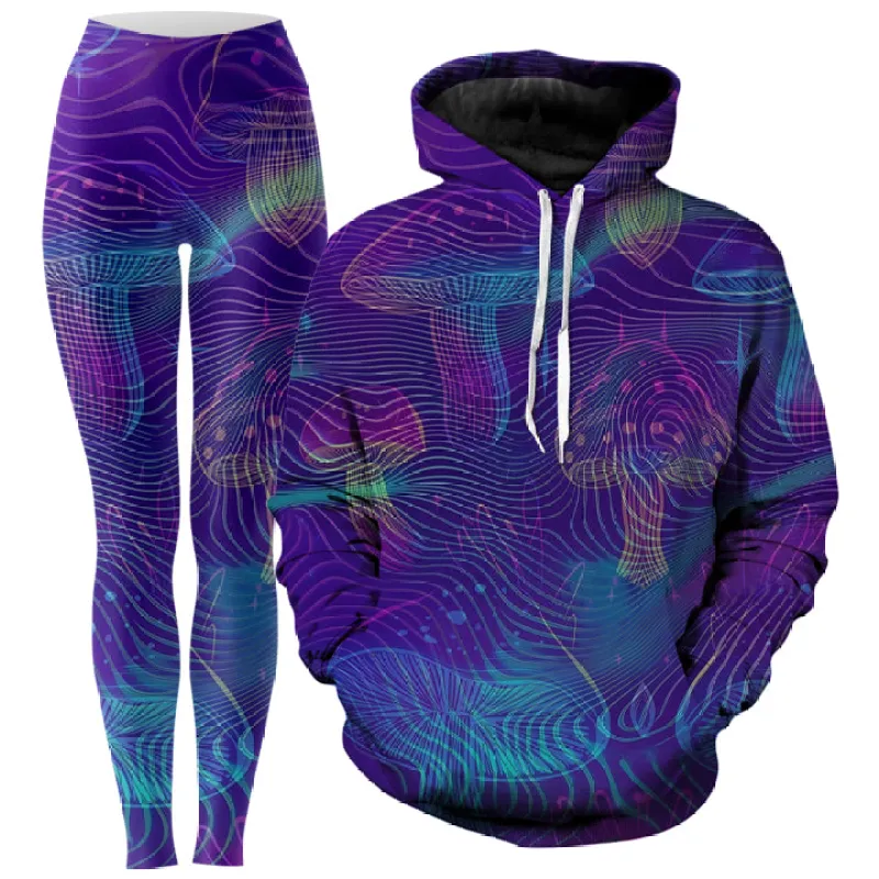 Vivid Trip Hoodie and Leggings Combo sold by iEDM