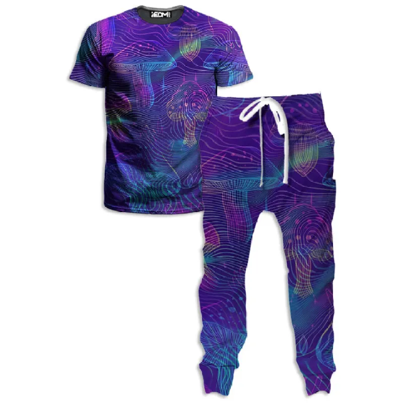 Vivid Trip T-Shirt and Joggers Combo made by iEDM
