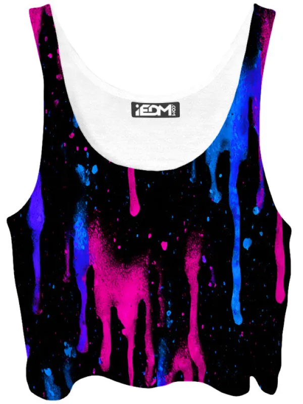 Neon Cascade Crop Top sold by iEDM