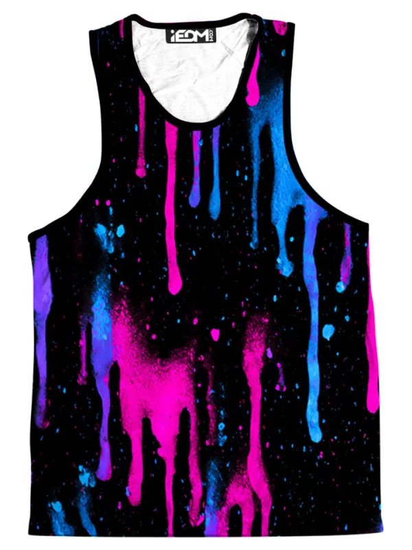 Neon Cascade Men's Tank made by iEDM