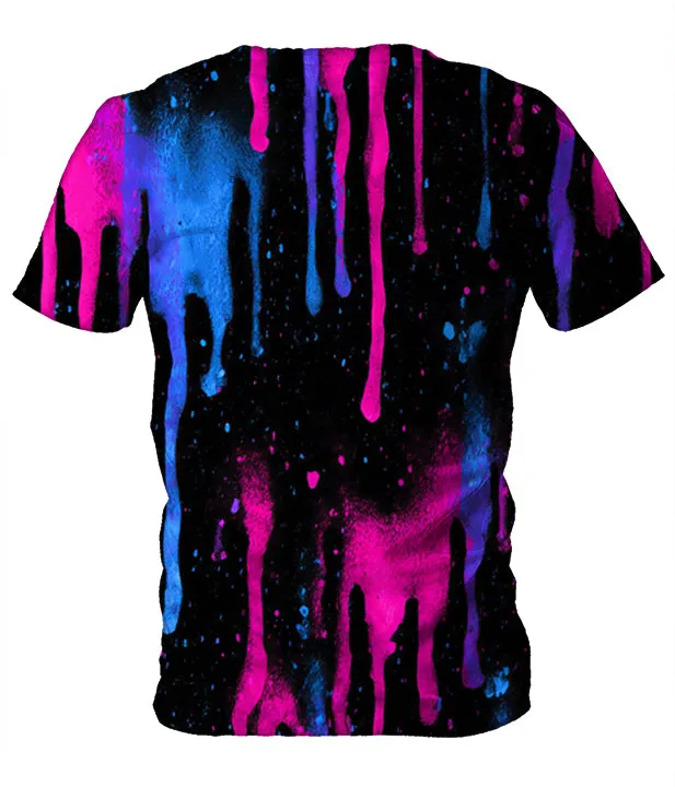 Neon Cascade Men's T-Shirt sold by iEDM product image thumbnail 2