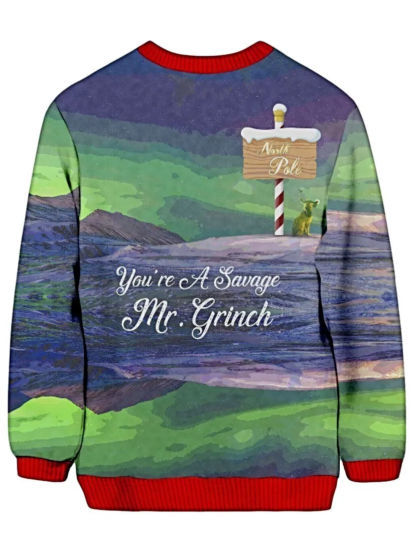 Savage Grinch Ugly Sweater sold by iEDM product image thumbnail 2