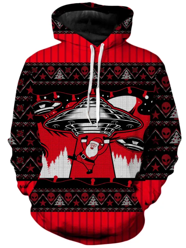 Santa Abduction Unisex Hoodie sold by iEDM
