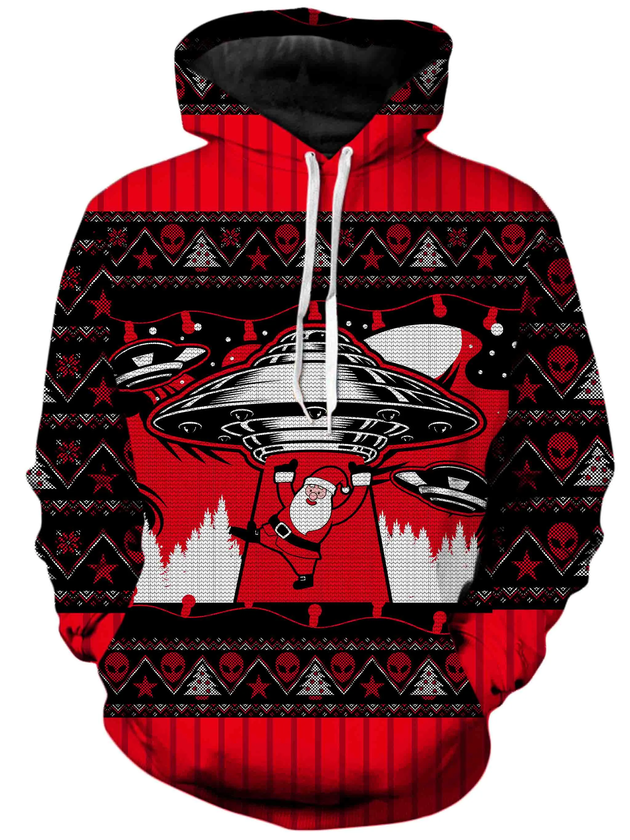 Santa Abduction Unisex Hoodie sold by iEDM