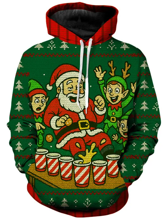 Santa Pong Unisex Hoodie sold by iEDM