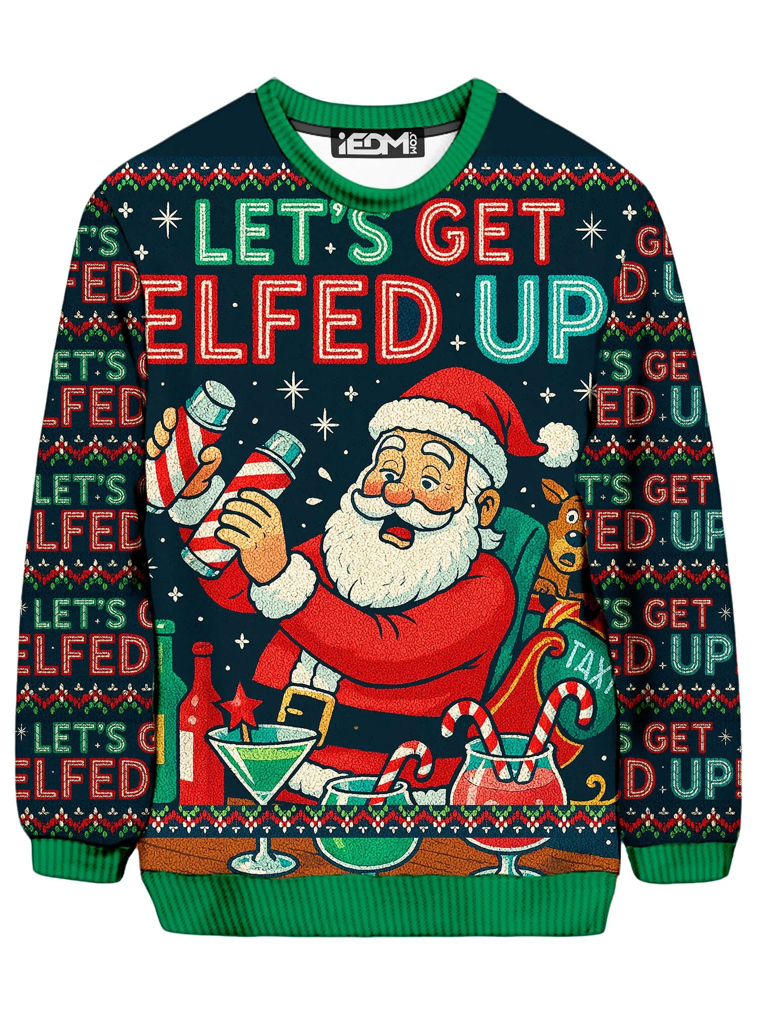 Tipsy Santa Ugly Sweater sold by iEDM
