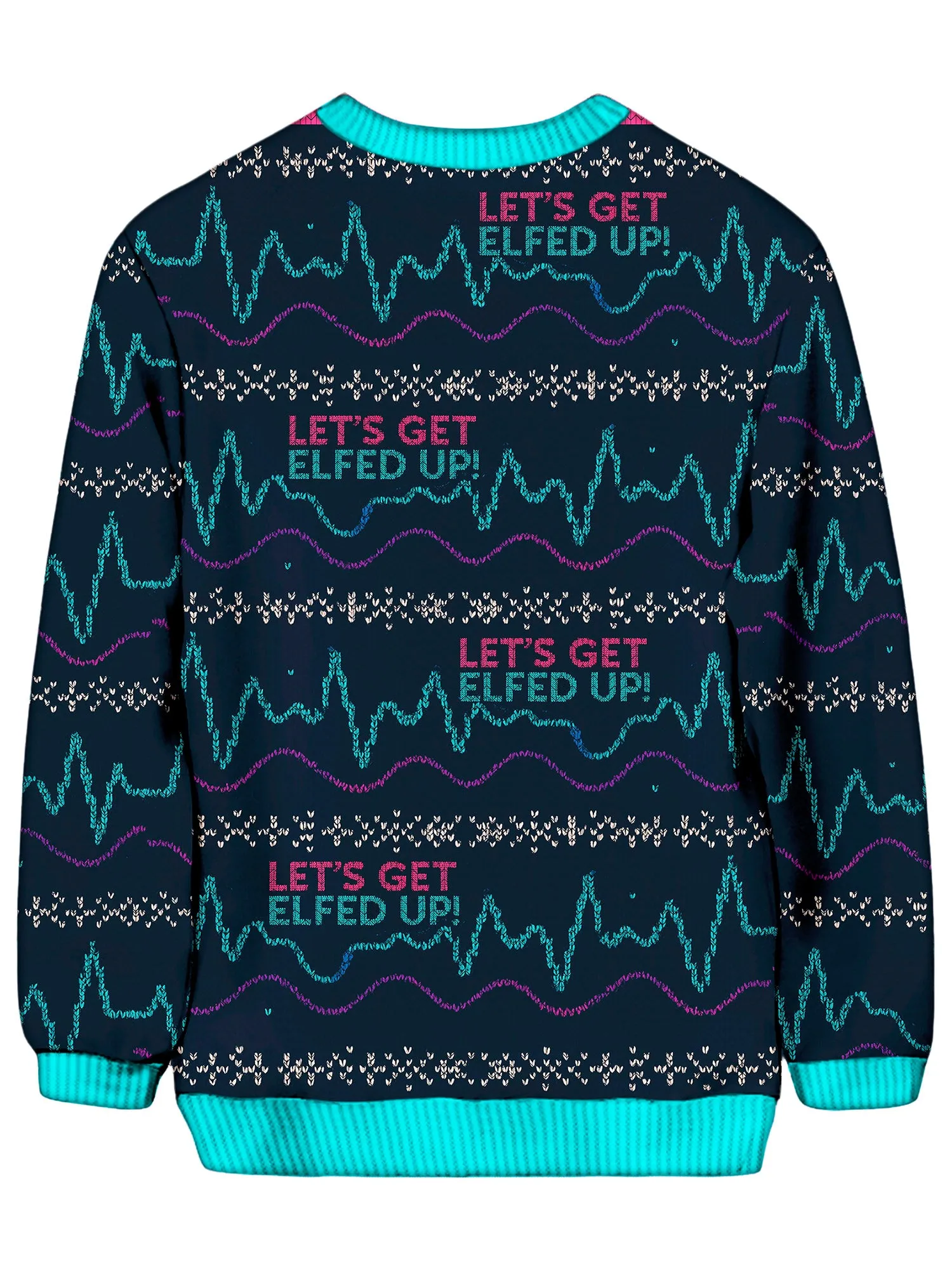 Elfed Up Decks Ugly Sweater (Blue) sold by iEDM product image thumbnail 2
