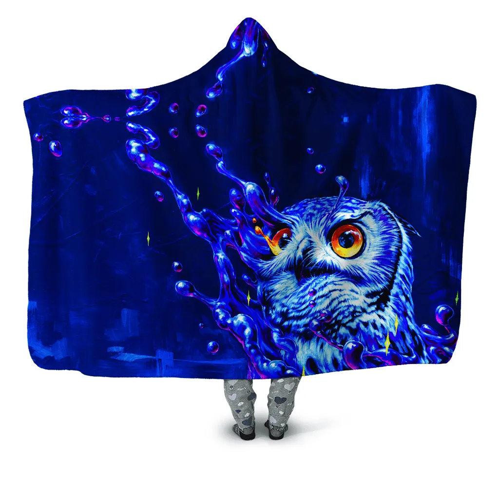 Lucid Owl Hooded Blanket sold by iEDM