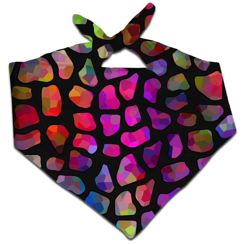 Jewel Giraffe Spots Bandana sold by iEDM
